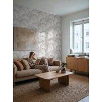 As Creation Trend Scallop Light Grey Non Woven Wallpaper