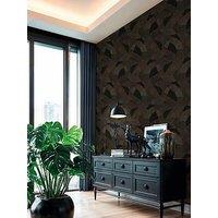 As Creation Cuba Geo Brown Non Woven Wallpaper