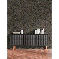 As Creation Attractive Havana Leaf Brown Non Woven Wallpaper