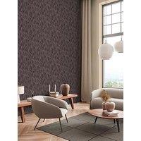 As Creation Daniek Hechter Grey Black Leaf Wallpaper
