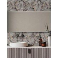 As Creation Marble Elite Grey Metallic Black Wallpaper