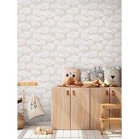 As Creation Lilly And Luis Clouds Beige Brown Wallpaper