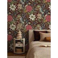 Holden Decor Grand Floral Berry Wallpaper