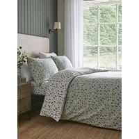 Dreams & Drapes Falling Leaf Duvet Cover Set In Green