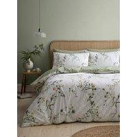 Appletree Floral Trellis Duvet Cover Set In Green