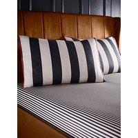 Laurence Llewelyn-Bowen Festivo Circus Stripe Fitted Bed Sheet In Black