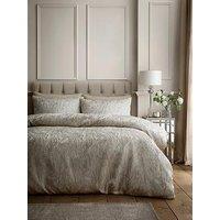 Soiree Marble Jacquard Duvet Cover Set In Natural