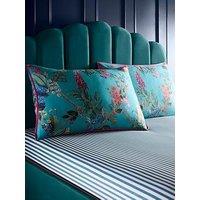 Laurence Llewelyn-Bowen Cotswold Fantasia Fitted Bed Sheet In Teal