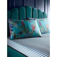 Laurence Llewelyn-Bowen Cotswold Fantasia Fitted Bed Sheet In Teal