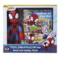 Spidey And His Amazing Friends Marvel Spidey And His Amazing Friends - First Look And Find Book And Plush Gift Set
