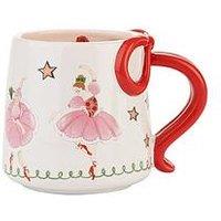 Cath Kidston Ballerina Bow Handle Billie Mug