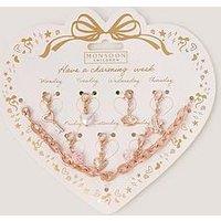 Monsoon Girls 7 Day Charm Bracelet Set - Gold