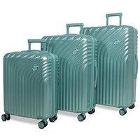 Rock Luggage Vesta Seafoam 3Pc Set Suitcases