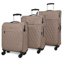 Rock Luggage Ember Mocha 3Pc Set Suitcases
