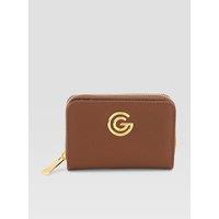 Gabriella G Designer Gabriella Gucci Chiara Chocolate Small Zip Wallet
