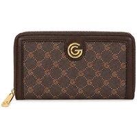 Gabriella G Designer Gabriella Gucci Irina Brown Zip Wallet