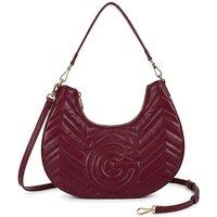 Gabriella G Designer Gabriella Gucci Jennifer Bordeaux Hobo Bag