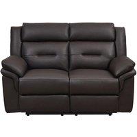 The Very Collection Lowen Faux Leather 2 Seater Manual Recliner Sofa