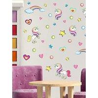 Walplus Unicorn Wall Sticker For Girls Bedroom Nursery Kids Room Decor
