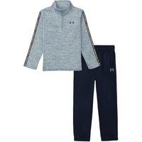 Under Armour Boys Twist Tech Quarter Zip Tracksuit Set - Blue