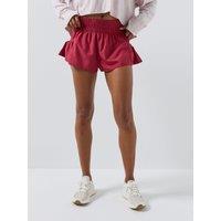 Fp Movement Get Your Flirt On Ruffle Hem Sports Shorts - Red
