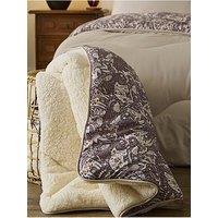 Night Lark Woodland Creatures 9 Tog Cosy Throw - Mocha