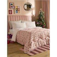Night Lark Pink Santa 10.5 Tog Coverless Duvet & Pillowcase Set