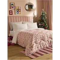 Night Lark Pink Santa 10.5 Tog Coverless Duvet & Pillowcase Set