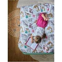 Night Lark Junior X Chester Zoo 10.5 Tog Coverless Duvet & Pillowcase Set - Party Animals