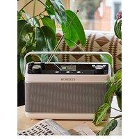 Roberts Blutune 7 Black, Portable Dab+/Fm And Bluetooth Radio With Colour Screen, 40 Presets, Bass/Treble Controls And Dual 3-Inch Speakers.