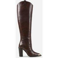 Bronx New-Americana Western Knee High Boots - Brown