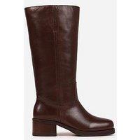 Bronx Ky-Ley Casual Block Heel Calf Boots - Brown