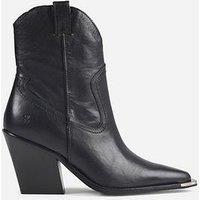Bronx Kole Metal Toe Ankle Cowboy Boots - Black