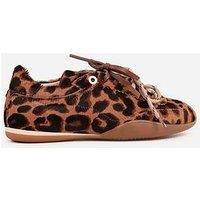 Bronx Womens Park-Err Leopard Print Low Profile Trainers