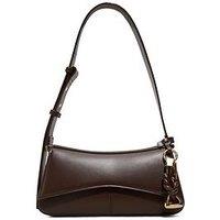 Aldo Curved Shoulder Bag - Brown