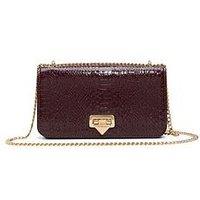 Aldo Croc-Effect Crossbody Bag With Chain Strap - Red