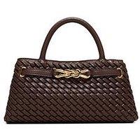Aldo Woven Top Handle Shoulder Bag - Brown