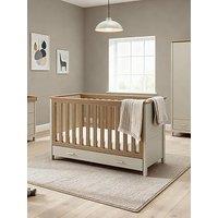 Babymore Mira 3 Piece Nursery Room Set - Cashmere Warm Oak