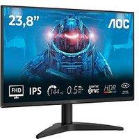 Aoc 24B36X Gaming Monitor - 23.8In, Fhd, Ips, 144Hz, Black