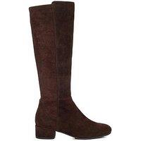 Dune London Tayla Knee High Boots - Brown