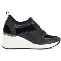 Dune London Eloisa Wedge Trainers - Black