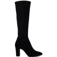 Dune London Simple Knee High Boots - Black