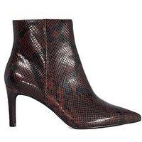 Dune London Obsessively Heeled Ankle Boots - Brown