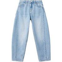 Mango Girls Balloon Leg Jeans - Light Blue