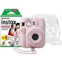 Fujifilm Instax Mini 13 Camera Inc Skinny Dip Case & 20 Shot Film - Candy Pink