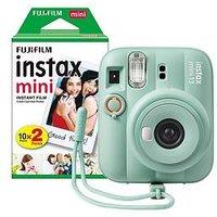 Fujifilm Instax Mini 13 Camera Inc 20 Shot Film Pack- Lagoon Green