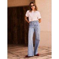 Mint Velvet Mid Indigo Vintage Flare Jeans - Blue