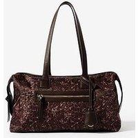 Mint Velvet Gina Leopard Weekender Bag - Brown