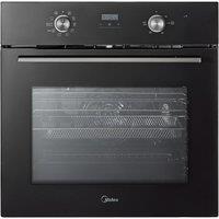 Midea Mbo65M90D2-Bk Multifunction Built In Single Oven - Black - Oven Only