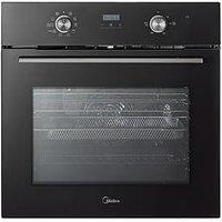 Midea Midea Mbo65M90D2-Bk Multifunction Built In Single Oven - Black - Oven With Installation
